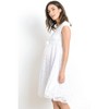Hello Miz Women's Floral Lace Maternity Dress with Ribbon - 2 of 4
