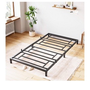 coucheta 14 Inch Metal Bed Frame Platform Bed Frame No Box Spring Needed, Sturdy Heavy Duty Bed Frame, Easy Assembly, Under Bed Storage - Black - 1 of 4