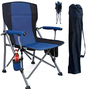 Musment Outdoor Portable Folding Camping Chair, Lawn Chairs for Outdoor, Supports up to 400lbs - 1 of 4