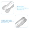 Unique Bargains Stainless Steel Kitchen Mini Ice Appetizers Dessert Serving Tongs - 4 of 4
