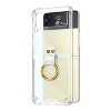 SaharaCase Hybrid-Flex Hard Shell with Ring Case for Samsung Galaxy Z Flip4 Clear (CP00294) - 3 of 4