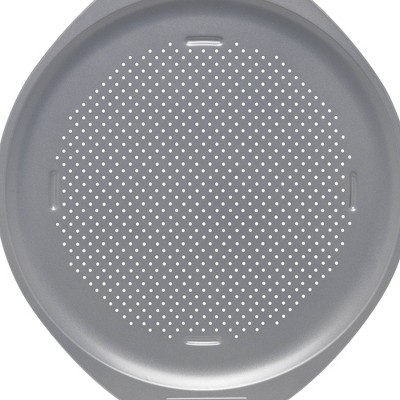 Farberware Light Gray Nonstick 15.5" Carbon Steel Pizza Pan
