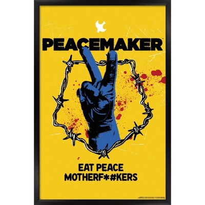 Trends International DC Studios Peacemaker: Season 2 (2025) - Eat Peace Motherf*#kers Framed Wall Poster Prints
