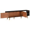 vidaXL TV Stand 55.1 in.x11.8 in.x17.7 in. Rough Mango Wood and Solid Wood Acacia - 4 of 4