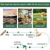 NicBex Outdoor Dining Table Set Round Picnic Table with Umbrella Hole & Built-in Benches,Patio Table Set for Garden, Backyard, Porch - 3 of 4