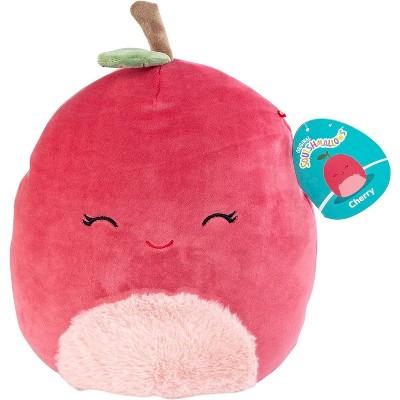 Squishmallows 10" Cherry The Cherry Plush - Offical Kellytoy - Cute and Soft Fruit Stuffed Animal Toy - Fun for Kids