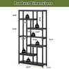 UbMelt Book Shelf,Modern 7 Tier Open Corner Display Bookshelf Floor Standing,Suitable for Living Room,Bedroom - 3 of 4