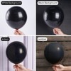 PartyWoo Balloons Black Matte 12 Inch 50 pcs - 2 of 4