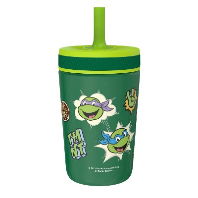 Zak Designs 12oz TMNT Kelso Tumbler Green ‼️mild stains on the outside ‼️