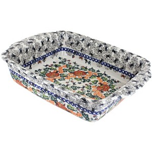 Blue Rose Polish Pottery 548 Vena Casserole - 1 of 1