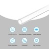 Unique Bargains Lamp and Lantern Water Cooling System Acrylic Rigid Round Pipe Clear 10" - 3 of 4