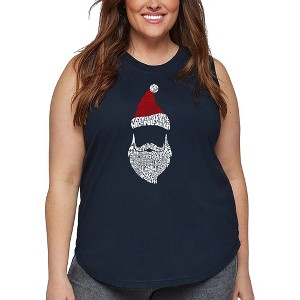 LA Pop Art Women's Word Art Tank Top - Santa Claus - 1 of 4