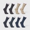 Aeropostale Men's 8-Pack Dress Crew Socks - Comfortable & Stylish for Everyday Wear - Lightweight, Stretchy & Moisture Wicking - 2 of 4