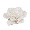D5.1x2.2inHandmade Cream Ceramic Flower Wall Decor Accent - 4 of 4
