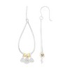 Silpada 'Golden Tears' Sterling Silver with 14K Yellow Gold Plating Drop Earrings - 2 of 4