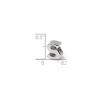 Black Bow Jewelry Sterling Silver Letter S Polished Bead Charm, 10mm - 2 of 3