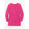 Woman Within Plus Size Perfect Long-Sleeve Crewneck Tunic - 4 of 4