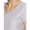 Reebok Womens Reversed Marled Basic T-Shirt - 4 of 4