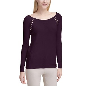 Calvin Klein Womens Hardware Detail Pullover Sweater - 1 of 1