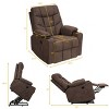 Costway Power Lift Chair Electric Recliner Sofa for Elderly Fabric Reclining Sofa w/ 8 Point Massage - 2 of 4