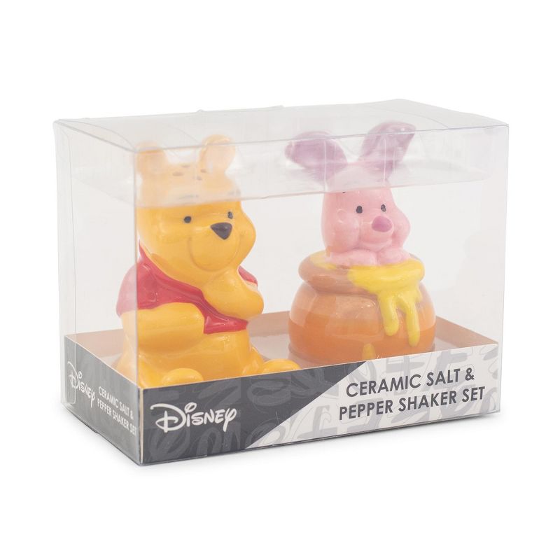 Silver Buffalo Disney Winnie The Pooh And Piglet Salt and Pepper Shakers | Set of 2, 3 of 10