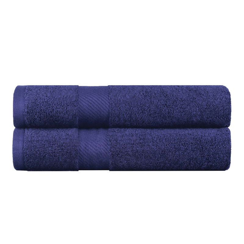 Luxury Cotton Solid Medium Weight Bath Towel Set by Blue Nile Mills, 1 of 7