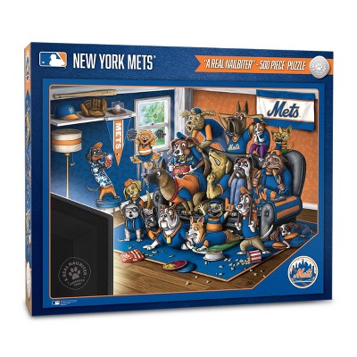 MLB New York Mets Purebred Fans 'A Real Nailbiter' Puzzle - 500pc