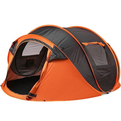 Boersma Camping Instant Pop Up Tent, 6 Person, Water Resistant Dome, Easy Setup for Camping Hiking and Outdoor, Portable with Carry Bag, 3 Season