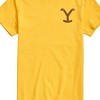 Men's - Yellowstone - Brown Y Logo Short Sleeve Graphic T-Shirt - 3 of 4