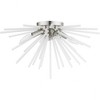 Livex Lighting Uptown 4 - Light Flush Mount in  Brushed Nickel - 4 of 4