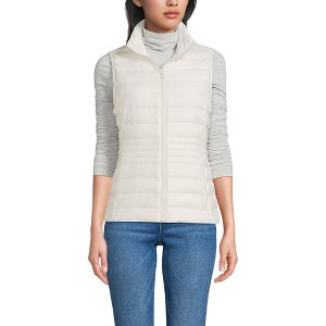 Lands' End Women's Wanderweight Packable Ultralight Down Vest - 1 of 4