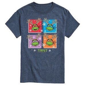 Men's - Teenage Mutant Ninja Turtles - Reindeer Turtles Short Sleeve Graphic T-Shirt - 1 of 4