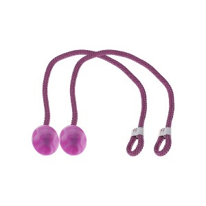 Unique Bargains Flowing Stone Buckle Curtain Tie Polyester Plastic 2 Pcs - 1 of 4