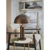 Signature Design by Ashley Wendfield Metal Table Lamp, Antique Copper Dome, Modern Accent Lighting - 2 of 4