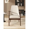26.25"Accent Chair, Mid-Century Modern Armchair with with Solid Wood Frame - 2 of 4