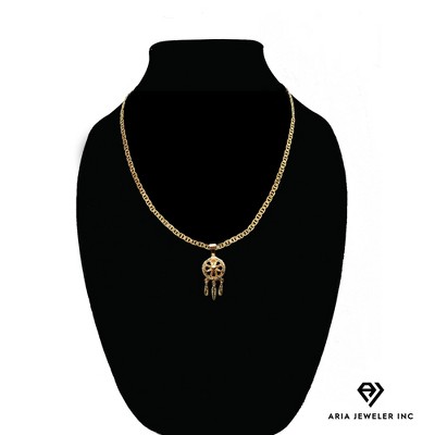 Aria Jeweler Inc Chain with Dream Catcher Pendant