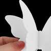 Unique Bargains Paper Wedding Party Butterfly Shaped Crafting String Hanging Garland Ornament White - 4 of 4