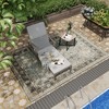 HAPPATIO Chaise Lounge Chair Outdoor - Patio Aluminum Chaise Lounge Chair, Adjustable Positions Chair - 2 of 4