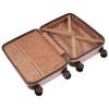 YOOCOZZ 3-Piece Luggage Sets with Hardshell ABS and Wheels - 3 of 4