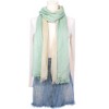 INSPIRE CHIC Women's Gradient Color Ombre Cotton Linen Soft Hijab Head Scarves 1Pc - 2 of 4