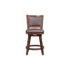 24" Broadmoor Swivel Counter Height Barstool with Back Cappuccino - Boraam - 3 of 4