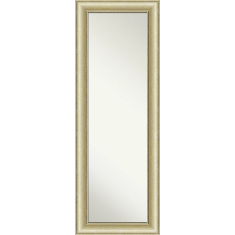 Amanti Art Textured Light Gold Non-Beveled On the Door Mirror, Full Length Mirror, Wall Mirror 53 in. x 19 in., 1 of 10