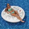 Swimline 60" Dollar Island Novelty Swimming Pool Inflatable Floating 2-Person Raft - Black/White - 3 of 3