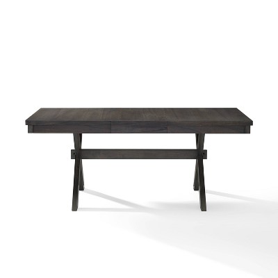 Hayden Slate Extendable Rustic Farmhouse Dining Table