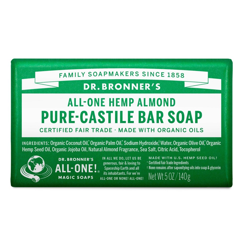 Photos - Shower Gel Dr. Bronner's Almond Bar Soap - 5oz