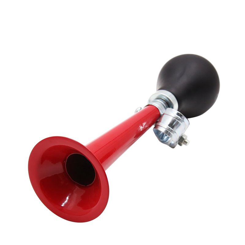 Unique Bargains Bicycle Air Horn Hooter Bugle Squeeze Rubber Bulb Trumpet Bell Bike Bells Red 8" x 2.3" 1 Pc, 1 of 7