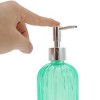 Unique Bargains Durable Vertical Stripes Soap Dispenser 13.53oz 1 Pc - 3 of 4