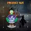 Syemin Decorative Holiday Scene Props 5.9ft Witch Crystal Ball Inflatable Halloween Decoration Halloween Outdoor Decoration, Green, 39.4"*35.4"*72" - 3 of 4