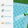 Reversible Rug, Waterproof Geometric Mat for Patio, Deck & Picnics - 3 of 4