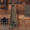 Black Star Button Loop Tea Towel - 3 of 4